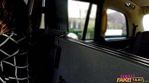 Fake taxi service in the UK for sexual purposes with big boobs and cock