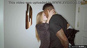 Super Model Shakes With Excitement For Big Black Cock