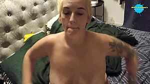 sexy housewife strips in homemade reality video