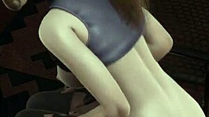 Jessie, the expert cocksucker, moans loud in wild 3D face fucking.