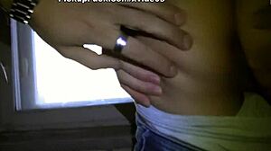 Young asian sucks dick in the ass and gives blowjob in public outdoor pickup