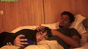 watching netflix with stepsister led to mouth fucking almost caught