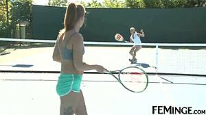 Feminge 4K Shows an 18-Year-Old Step Sister Relishing Intense Pussy Licking.