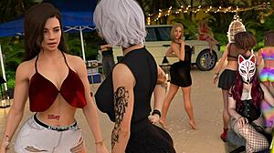 Steps of Debauchery 31: Sexy Babes Nude on the Beach!