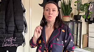 Stepmom Caught Me Filming, Still Let Me Cum on Her Hairy Pussy!