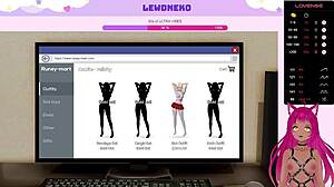 Vtuber Lewdneko Harem Hotel Blowjob Orgasm!