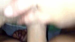 Sexy Red Bone Getting A Hard Cock