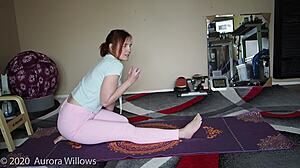 Ever Tried Yoga with a Shaved European Babe?