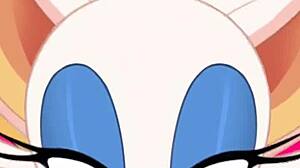 hey, rouge sucking cock and swallowing cum while ass-fucked! 😜