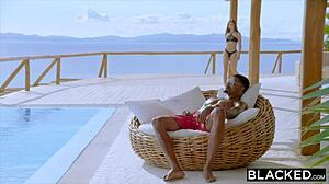 Can Caprice Handle That Big Black Cock As A Hot Wife On Vacation?