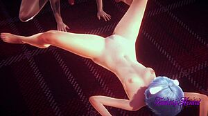 Rei Ayanami Enjoys Hard Sex With Shinji Ikari In Evangelion Hentai 3D