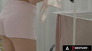 Amy Douxxx gets a facial in this hardcore scene