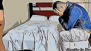 Young wife screwed by husband's boss right in front, enjoying every second