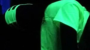 dayanara's enticing black light sex in pov