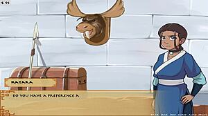 The first part of the Four Elements Trainer visual novel