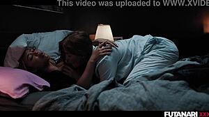 Bisexual beauty in hot scene with busty wife and big cock