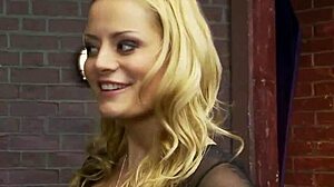 rather than take the ticket the blonde bimbo lets the cop pummel her