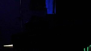 dayanara's enticing black light sex in pov