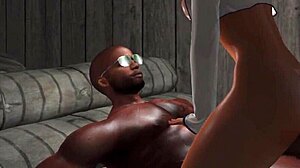 Debi Whitfield and Marcus Strong in Interracial Monster Cock Hentai Action