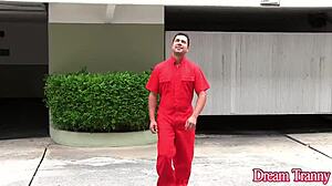 would this horny tranny do anything for cock in ass?