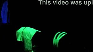 dayanara's enticing black light sex in pov