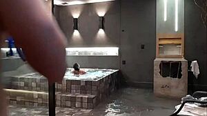 Wild Sex In Bathtub Brunette Can't Handle Big Cock