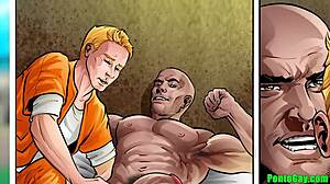 Atr�s das grades - primeiro dia na pris�o - agradinho especial pro companheiro de cela