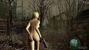 I explore ashley's nude body in resident evil 4 classico gameplay.