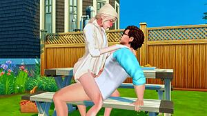 Stepbrother Craves Huge Dick Anal and Rough Facefuck in Anime Sims