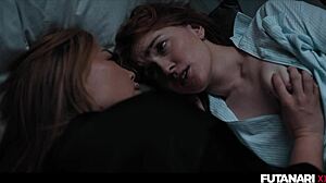Bisexual beauty in hot scene with busty wife and big cock