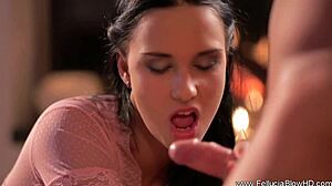 Can I Suck Your Cock Please? This Milf Wants to Give a Blowjob and Facial in HD.