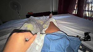 Tired Colombian Student Masturbates Her Wet Pussy After Classes