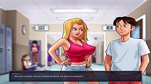 What uncensored scenes await in Summer Time Saga Part 33?