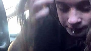 Lesbian Bestfriend Gives Road Head