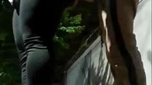 i'm exibiting my cock outdoor