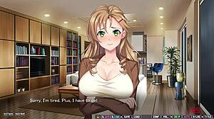 My Horny Ex-Classmate Trophy Wife In Hentai Ep5 Watches Herself Play