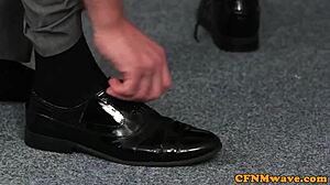 Agent Mishka Devling Delivers Rough Handjob with Humiliating Control