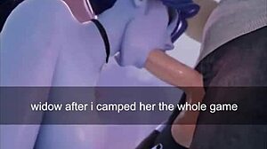 i love widowmaker's sexy anal scenes in overwatch hentai