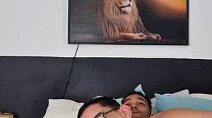 White twink gets black cock in ass after study call