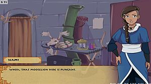 The first part of the Four Elements Trainer visual novel
