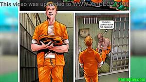 Atr�s das grades - primeiro dia na pris�o - agradinho especial pro companheiro de cela