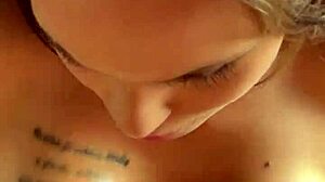 Busty Chubby Teen Sucks Monster Cock In Wet Backstage Shower, Gets Huge Facial