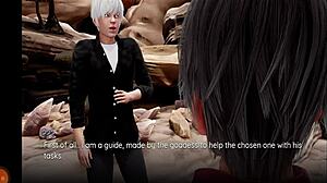 Maiden power hg intro meets waifu in bold blowjob fantasy.