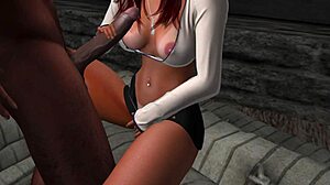 Debi Whitfield and Marcus Strong in Interracial Monster Cock Hentai Action