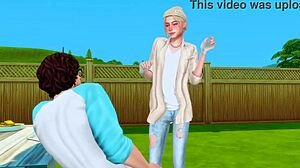 Gay stepbrother gets a huge cock in his ass