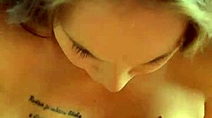 Busty Chubby Teen Sucks Monster Cock In Wet Backstage Shower, Gets Huge Facial