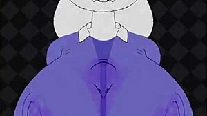 Teacher Toriel From Deltarune Gets Banged By Monster Cock With Titty Fuck And Blowjob Leading To Cumshot