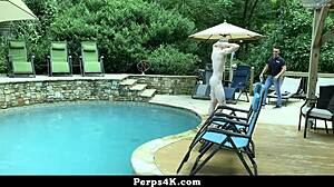 Security officer forces twink into intense deep cavity search