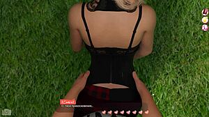 3D animated video of helping the hot babes in a rather perverted manner