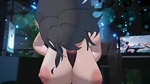 Ruan Mei Adventures in Anime Hentai World!